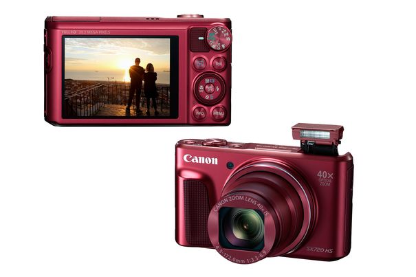 Powershot SX720 HS, die neue Canon-Kamera mit 40-facher Brennweite.