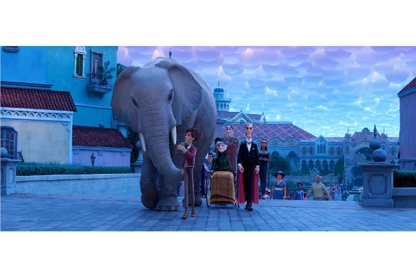 Mit Dolby Atmos wesentlich bessere Unterhaltung: «Der Elefant des Magiers» auf Netflix ist sehr schön animiert, in der Story jedoch etwas langweilig. Im englischen Original-Soundtrack ist der Film über den AVC-X4800H wesentlich spannender.
