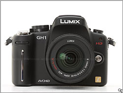 Die Lumix DMC-GH1 von Panasonic nimmt neu auch AVCHD-Videos auf.