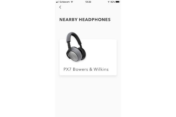 Die Headphones-App von Bowers & Wilkins ermöglicht die vereinfachte Paarung von Hörer und Smartphone/Tablet.
