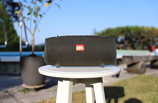 Guter Klang auch draussen: JBL Xtreme 2. 