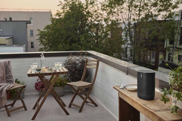 Sorgt unabhängig von der WLAN-Reichweite für Musik: Sonos Move. 