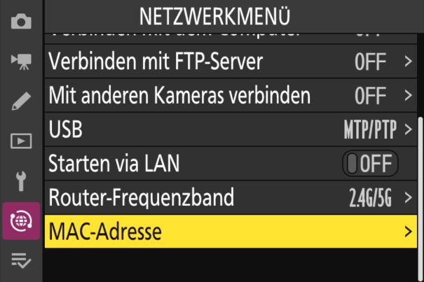 Gut vernetzt: Die Nikon Z 9 lässt sich über Kabel, WiFi, Bluetooth und USB mit der Aussenwelt verbinden.