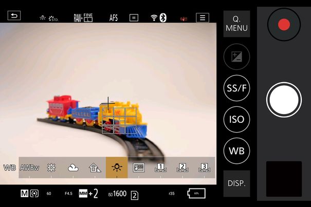 Weitreichende WiFi-Funktionen: Die Panasonic Image App löst nicht nur Fotos und Videos aus, es lassen sich fast sämtliche Kameraeinstellungen der Lumix S1R fernsteuern.