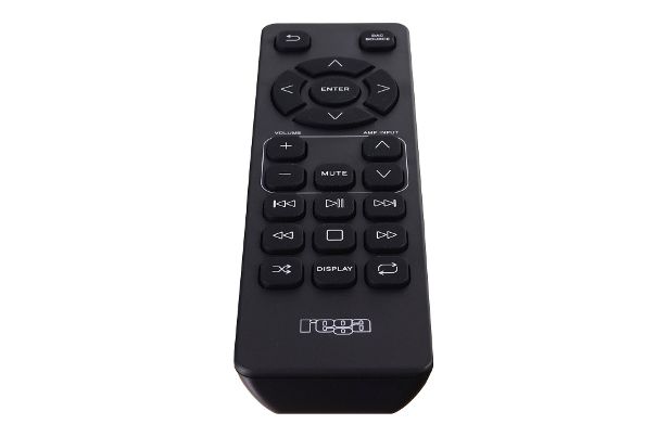 Liegt gut in der Hand: Die neue Rega-Systemfernbedienung ist ergonomisch gestaltet und gibt keinerlei Rätsel auf.